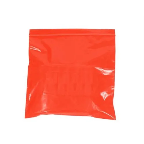 10" x 12" - 2 mil Red Reclosable Poly Bags