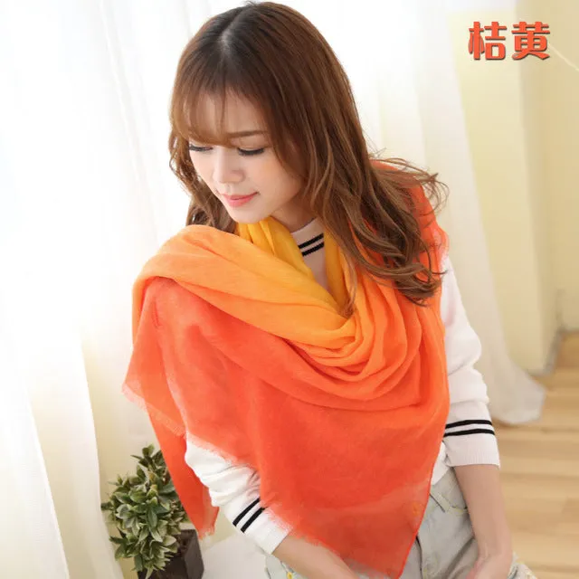 2017 Fashion Winter Scarf Women Brand Bandana Tassels Scarf Foulard Femme Designer Cotton shawls Scarves