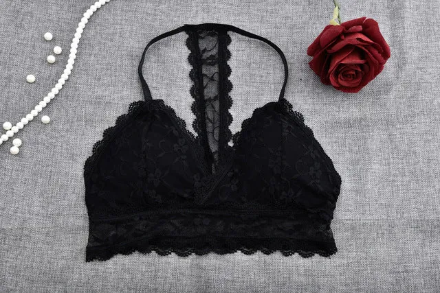 2017 new arrival 3/4 cup sexy women underwear Comfortable Lace bralette Wireless bra women for Backless wear Brassiere