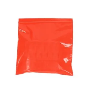 3" x 3" - 2 mil Red Reclosable Poly Bags