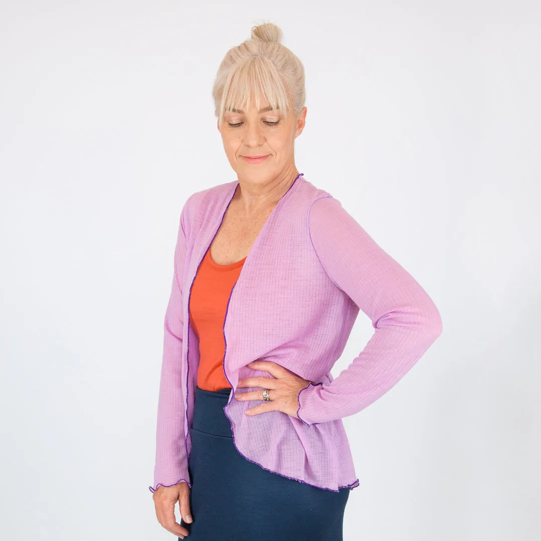 #462 Lightweight Merino Cardigan