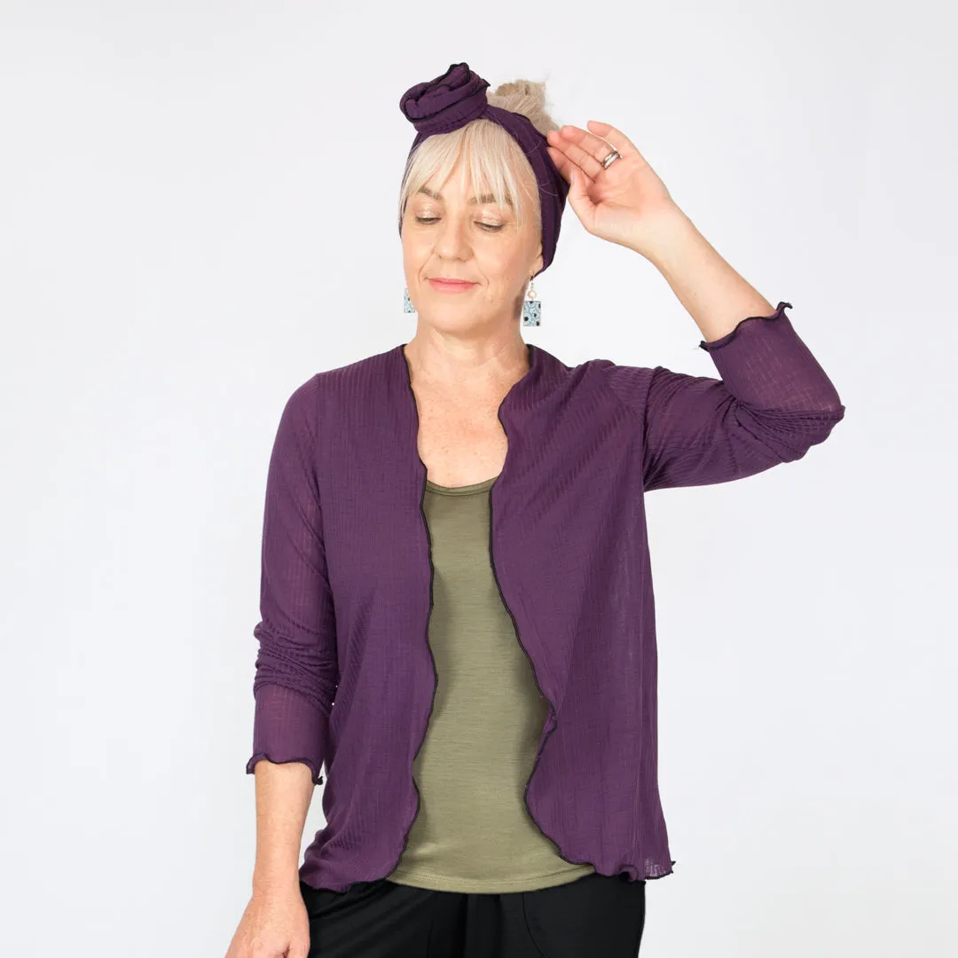 #462 Lightweight Merino Cardigan