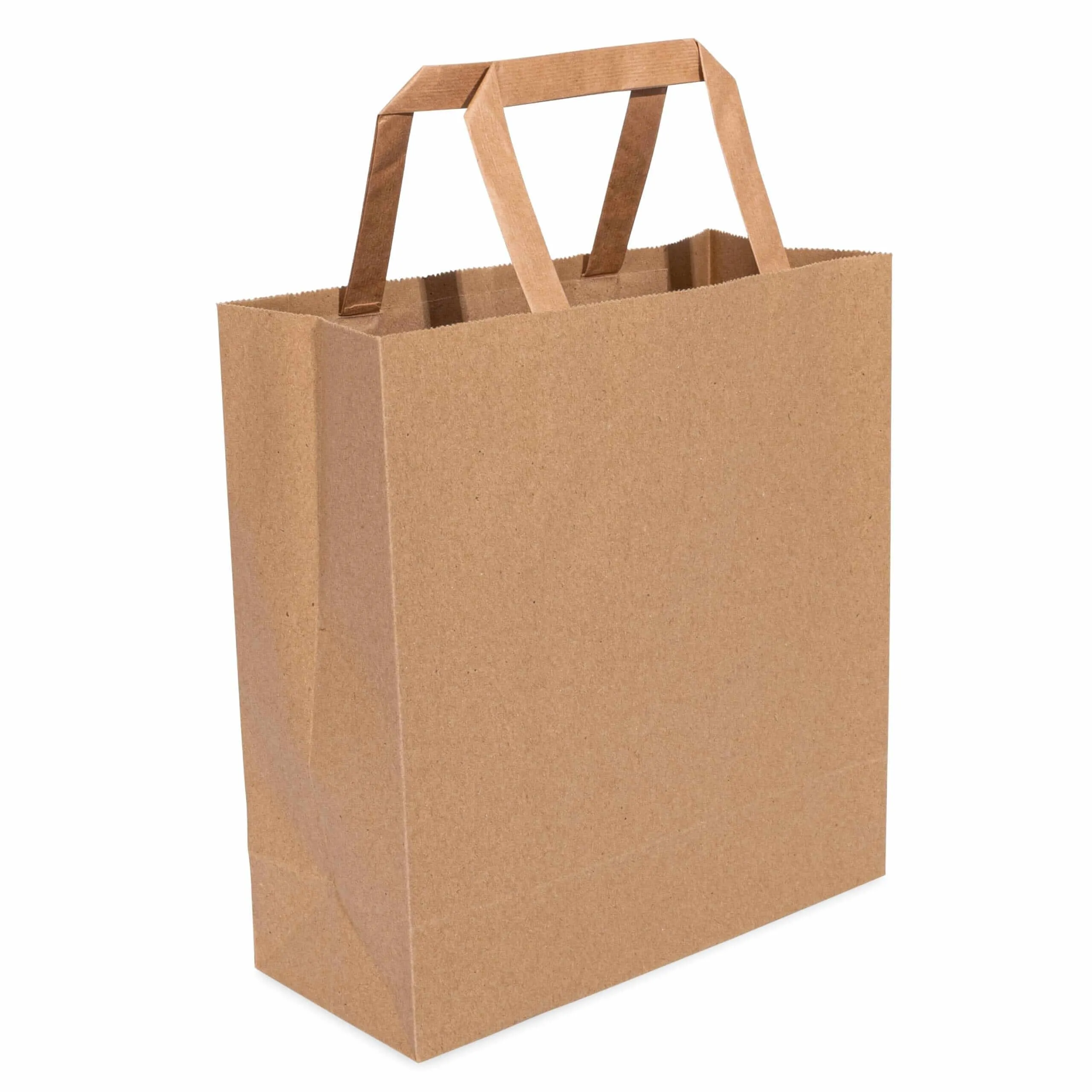 9x4x10 Small Flat Handle Paper Bags