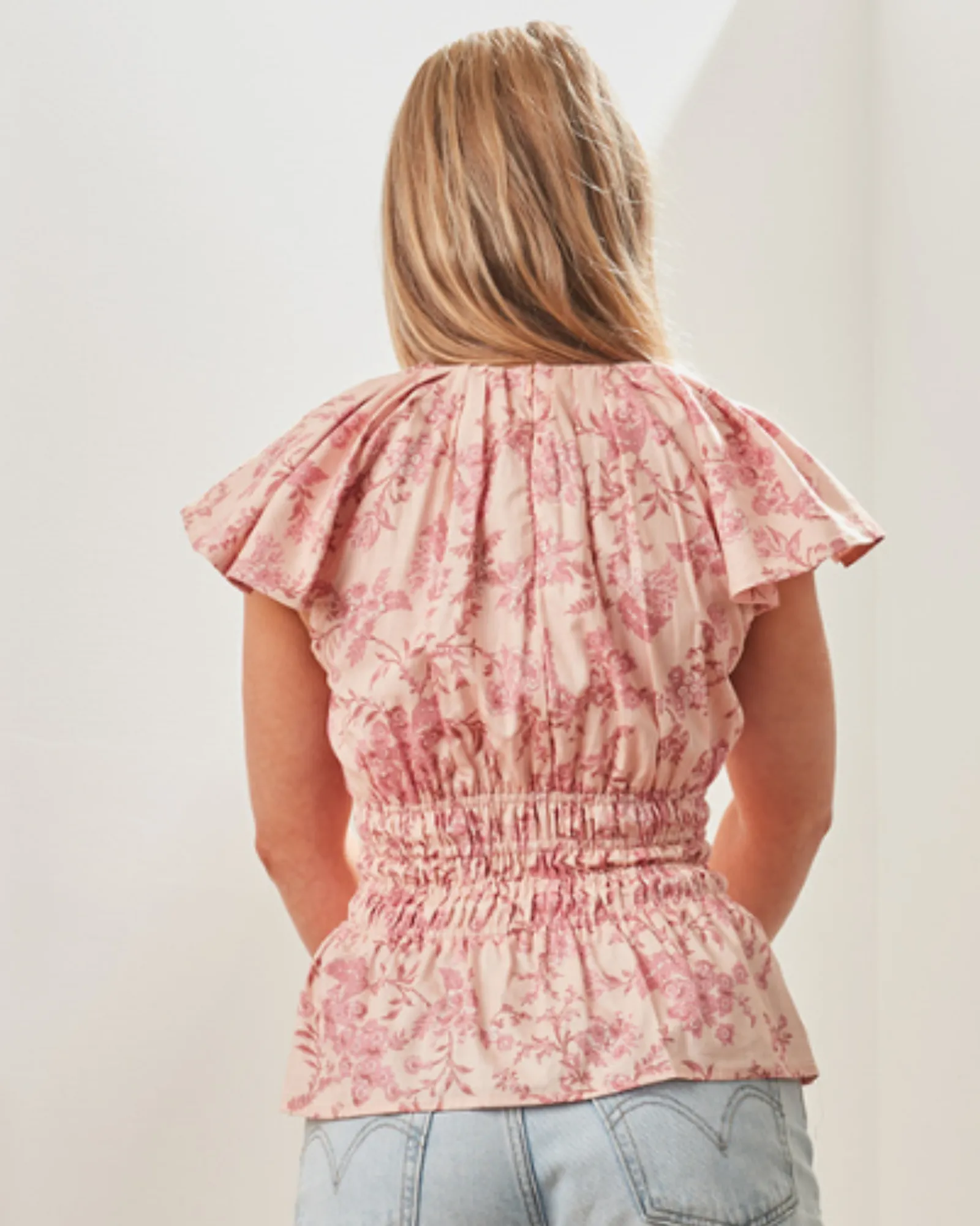 Amalfi Top - Whimsy Pink