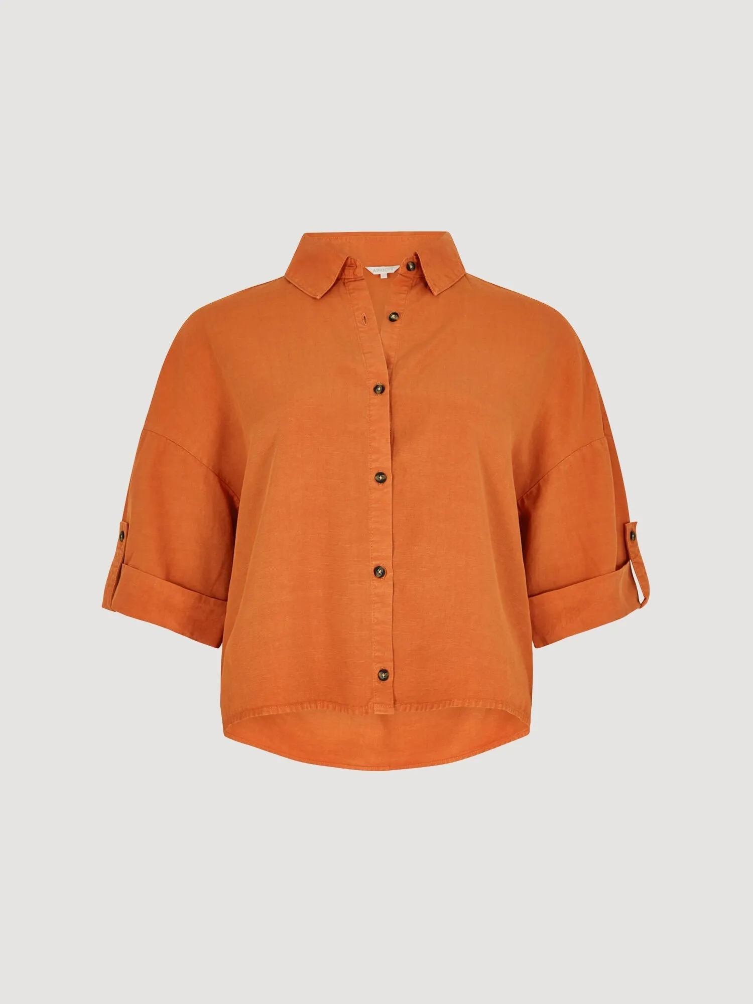 APRICOT - Paperbag Slub Tencil Shirt - 835306/835375 - FINAL SALE