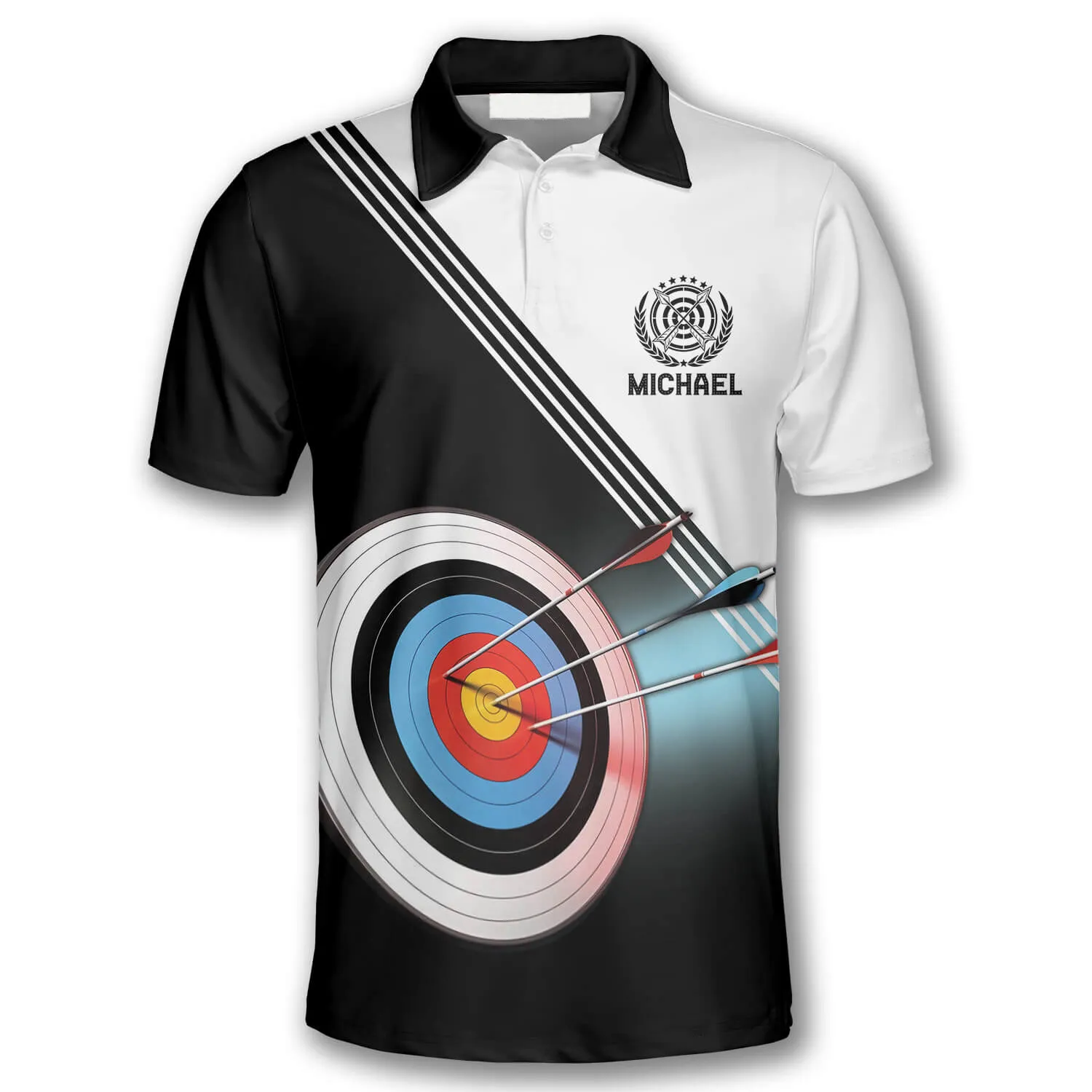 Archery Practice Makes Perfect Custom Archery Shirts For Men, Uniform for Team Archery