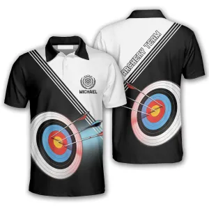 Archery Practice Makes Perfect Custom Archery Shirts For Men, Uniform for Team Archery