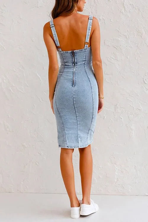 Aveline - Denim Dress