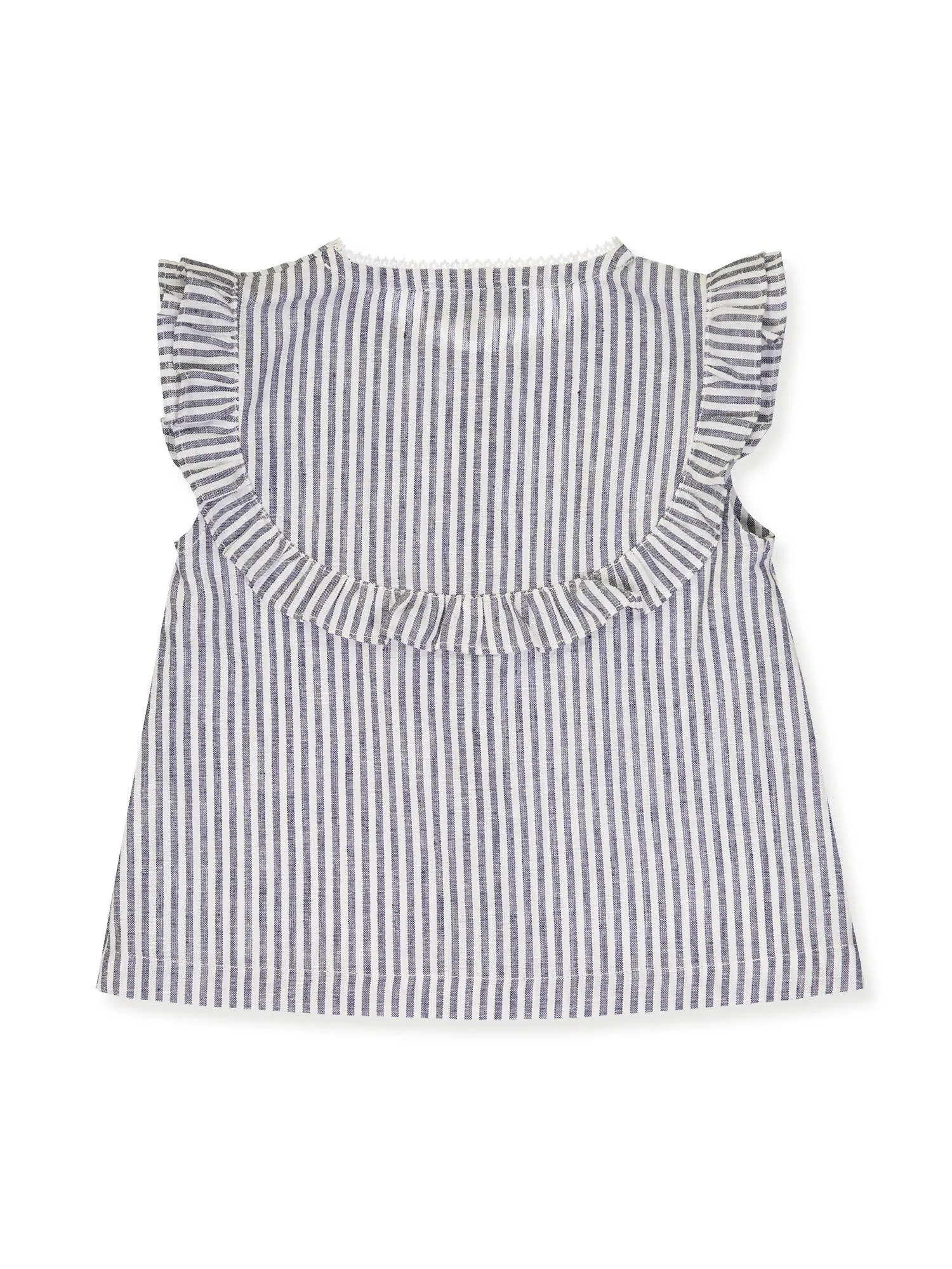 Blouse, Grey Stripes - Petite Lucette