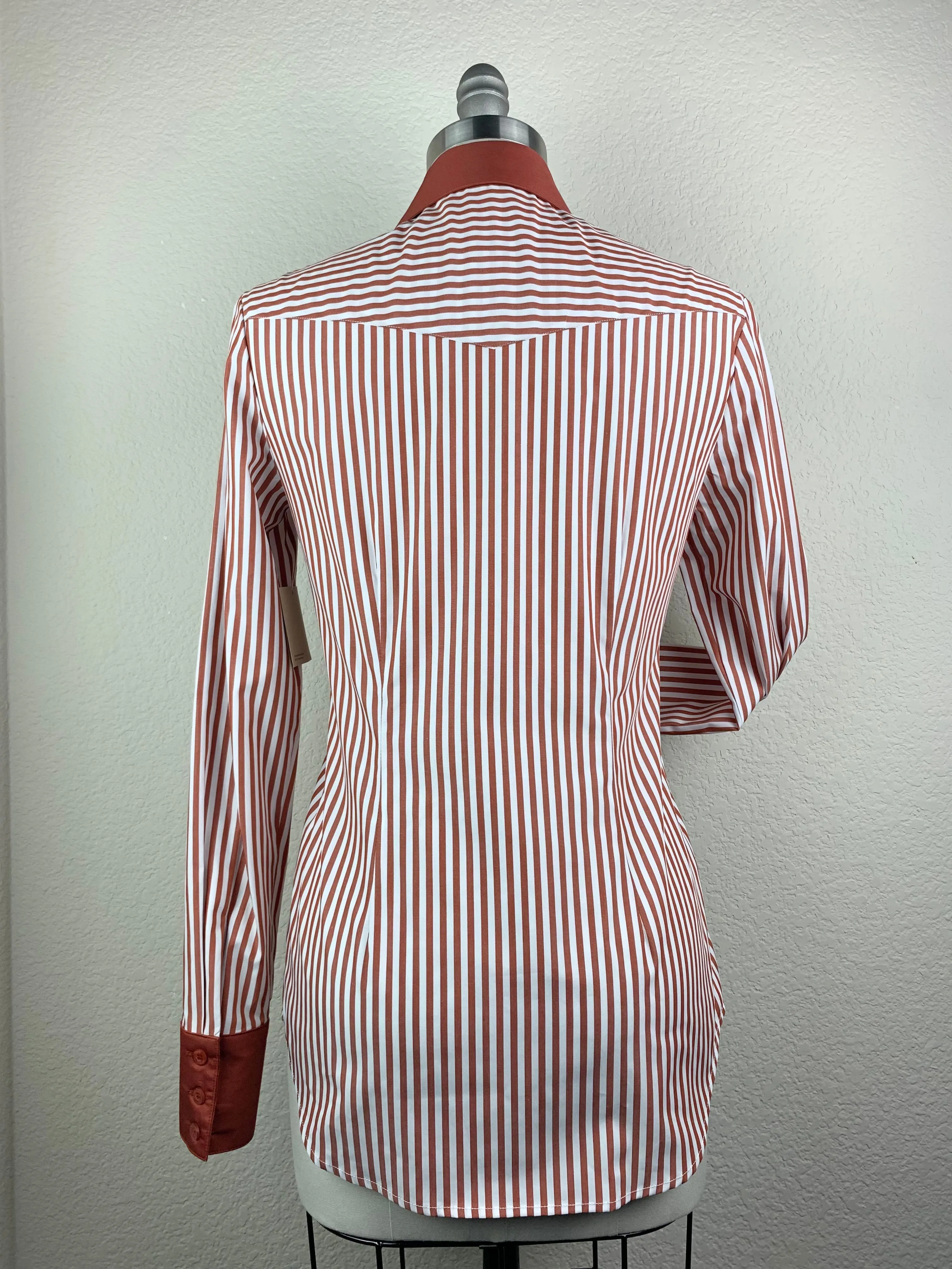 CR Tradition Rust and White Bengal Stripe - FINAL SALE