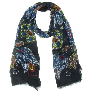 Deb Malcolm Silver Threads Eco-Scarf