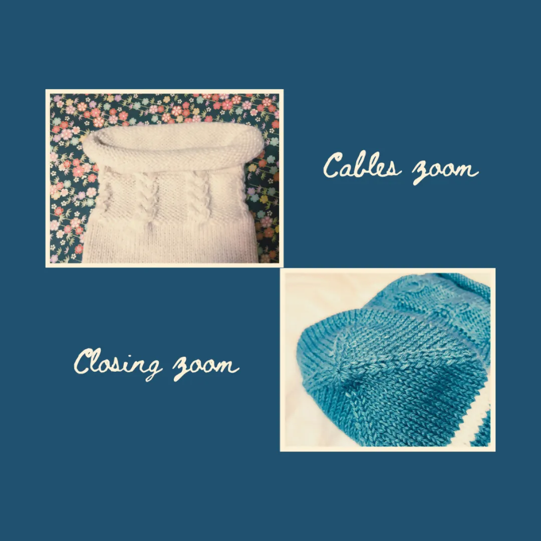 DIY KNITTING KIT - COCOON FOR GENTLE SWADDLING - Mariniere