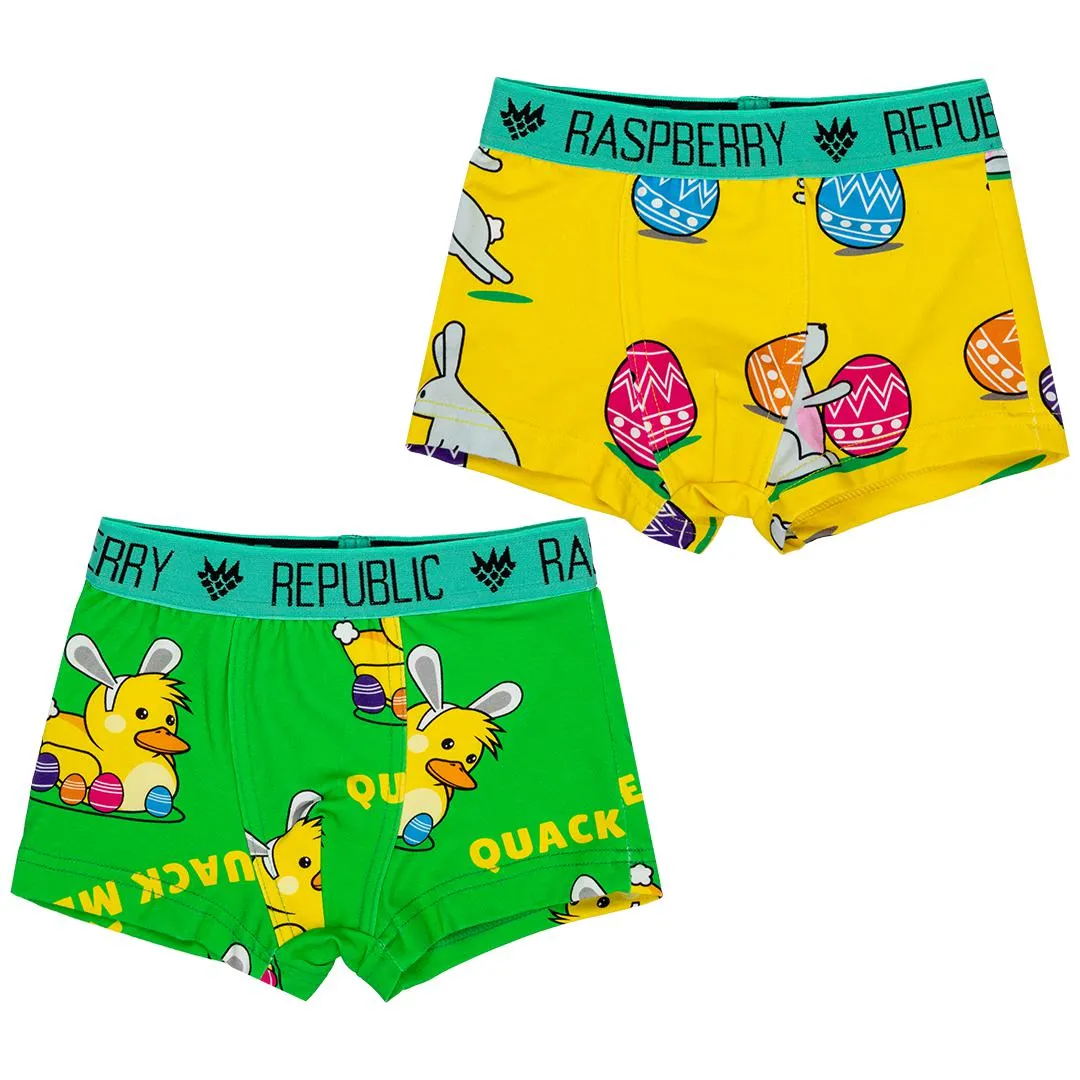 Egg Hunt and Quack Me Up Boxer - 2 Pack - 1 Left Size 2-3 years