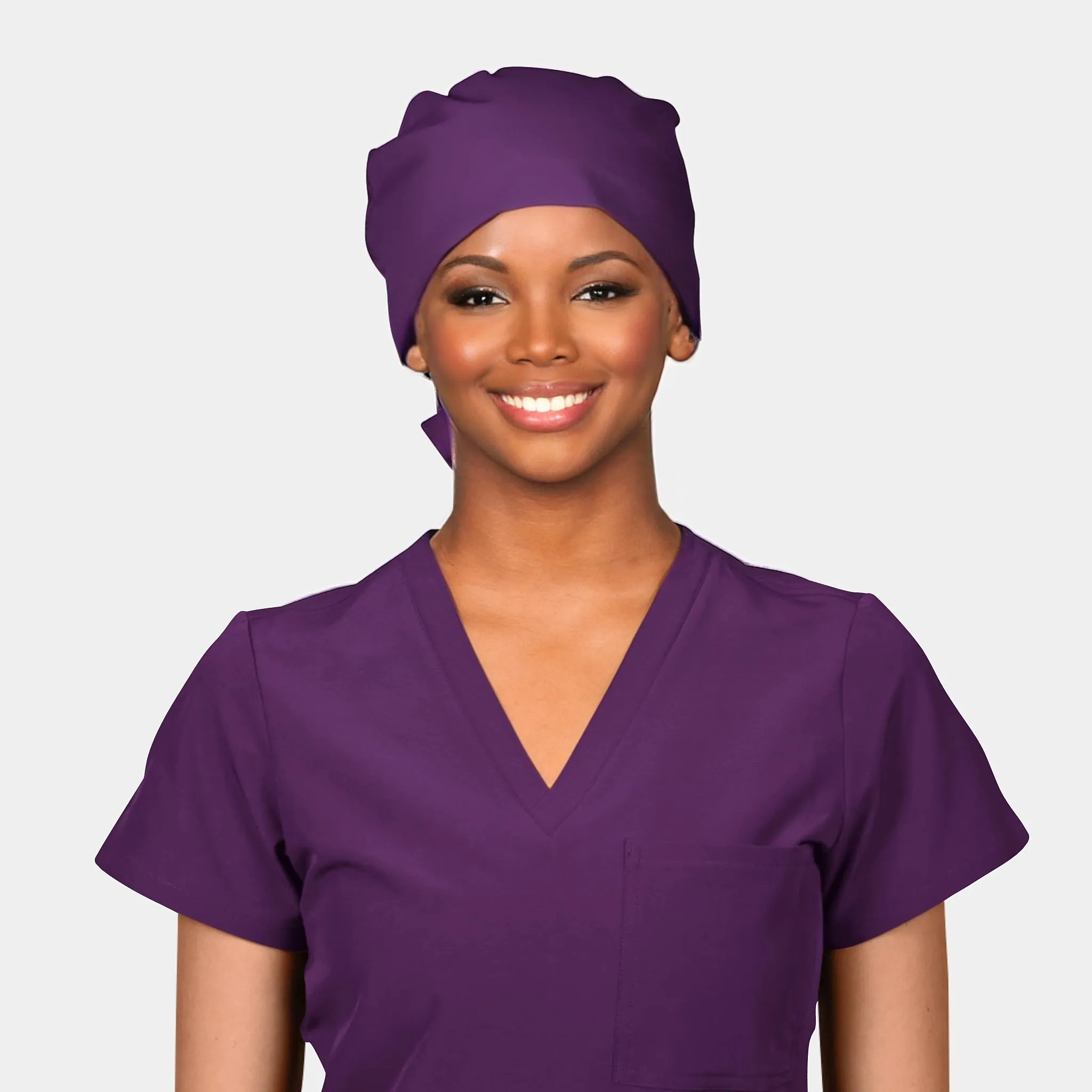 Eggplant - Pixie Scrub Hats