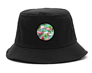 Flamingo Circle Bucket Hat