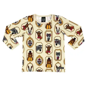 Framed Animals Long Sleeve Shirt in Oat