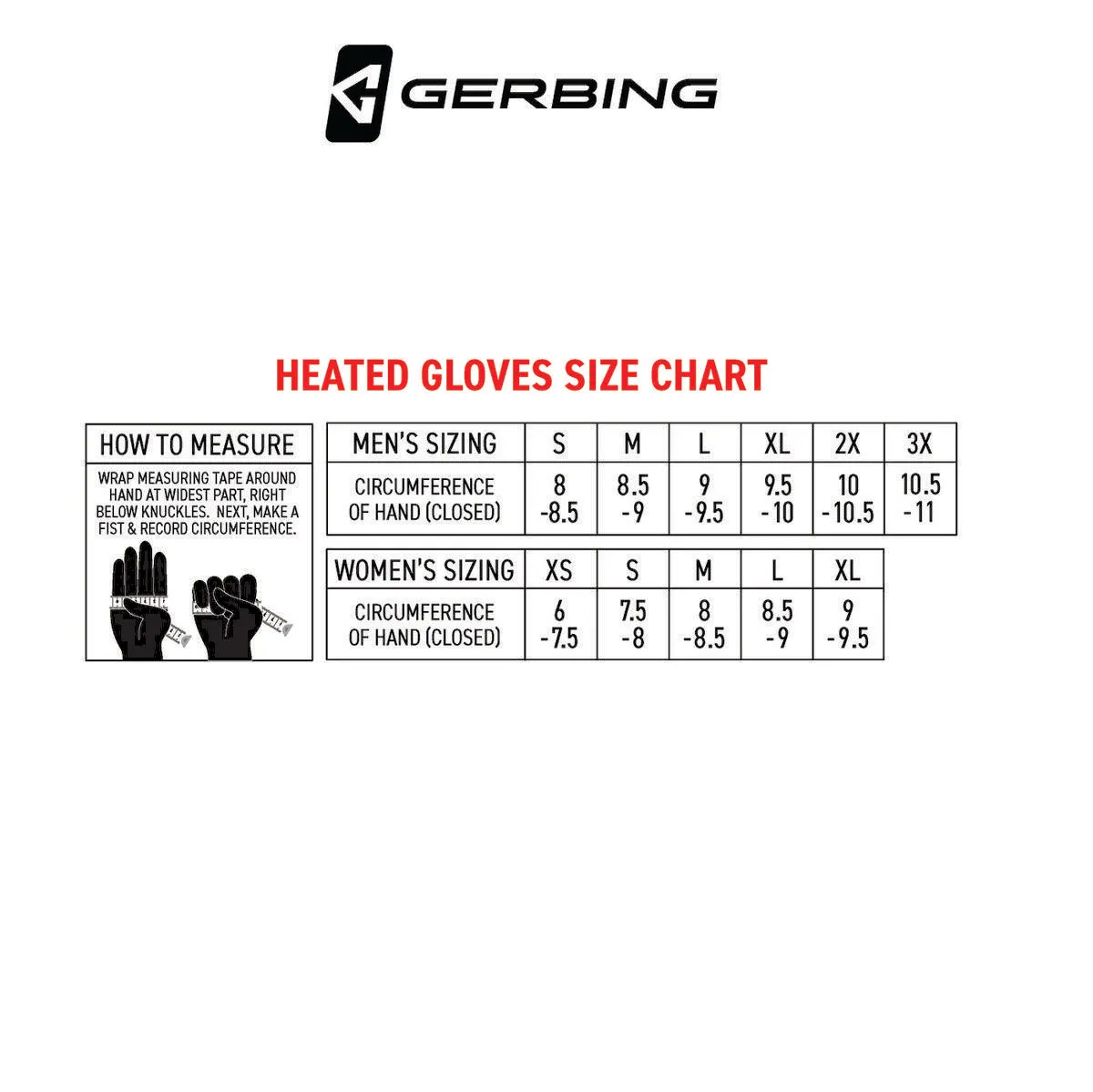 Gerbing Vanguard Heated Gloves - 12V Motorcycle