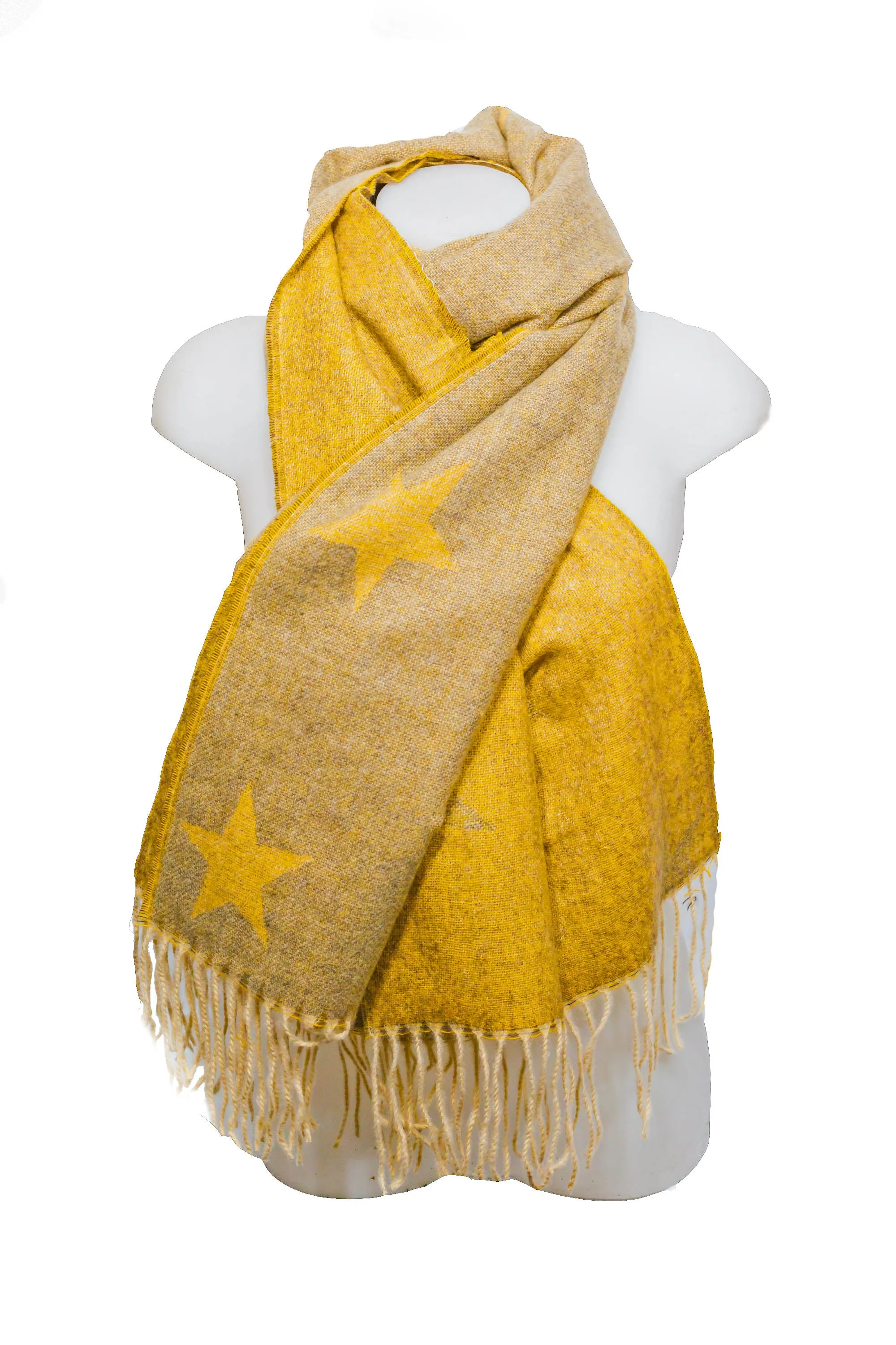 HELENE REVERSIBLE STAR SCARF - SC5068