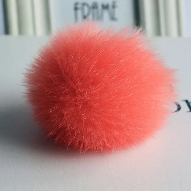 Hot Sale Korean Style Girls Cute Trendy Soft Fake Rabbit Fur Elastic Hair Rope Hair Band  Hair Accessories