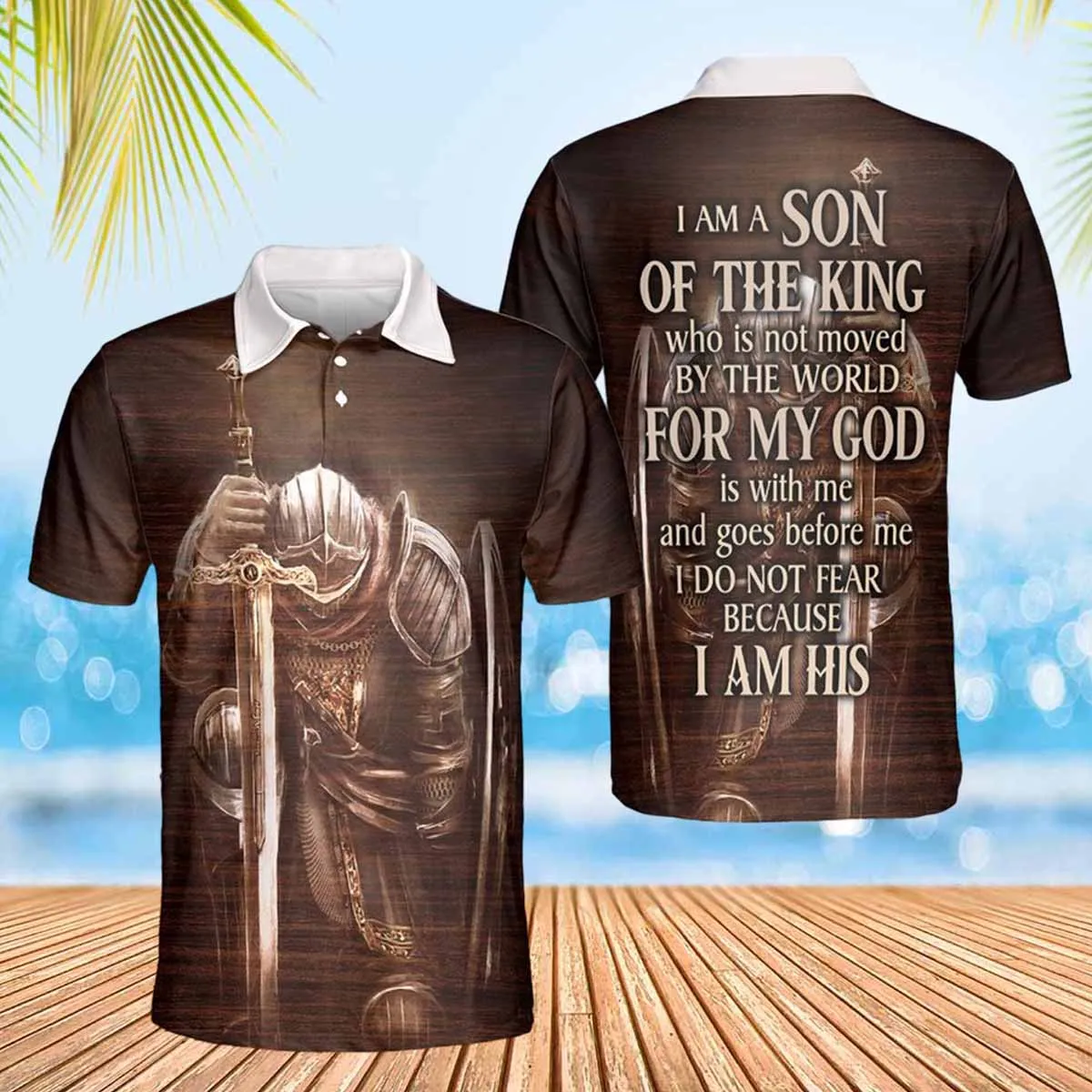 I Am A Son Of The King Polo Shirts - Christian Shirt For Men And Women