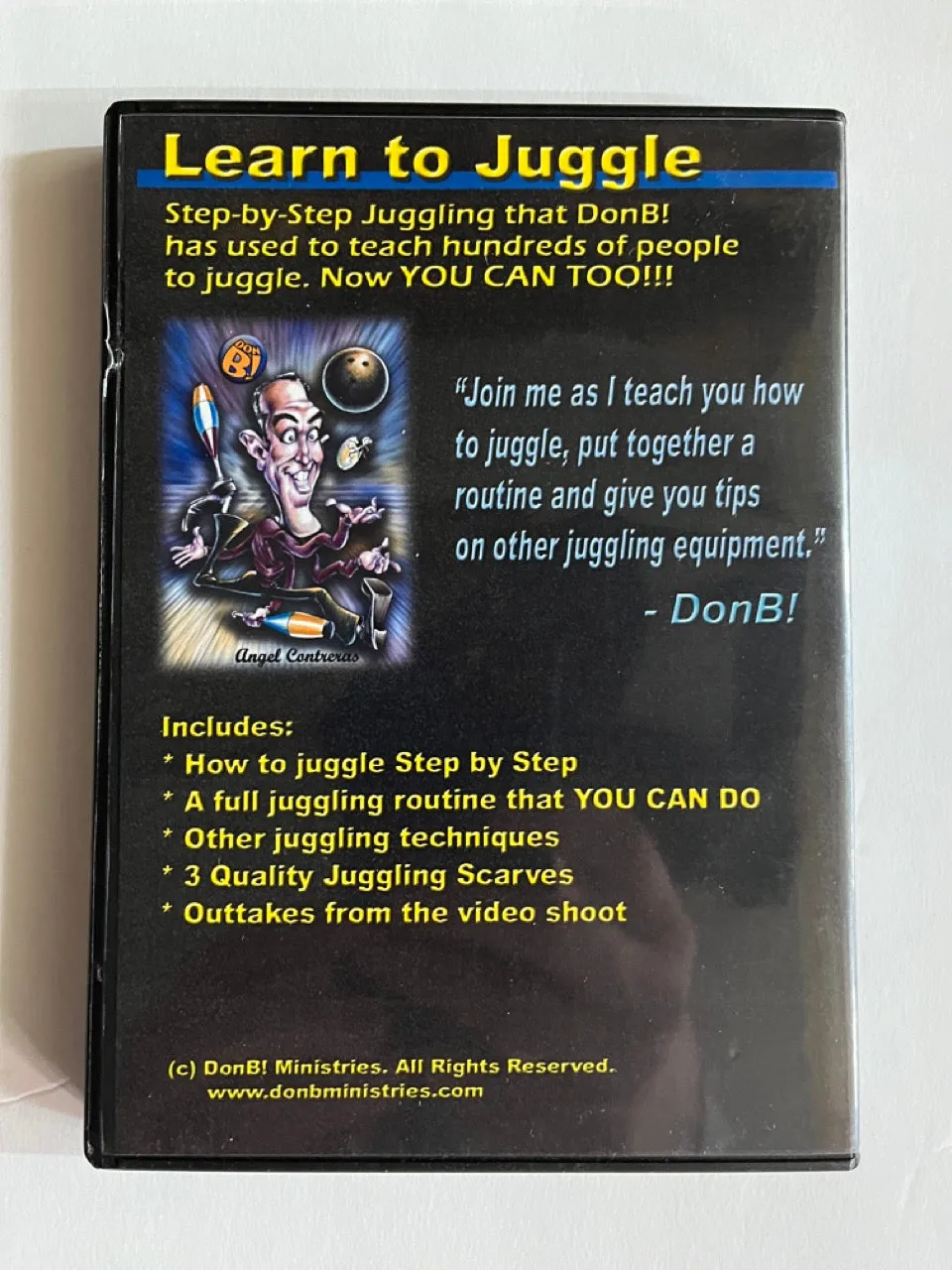 Juggle for Fun - Don Bursell - DVD & Juggling Scarves