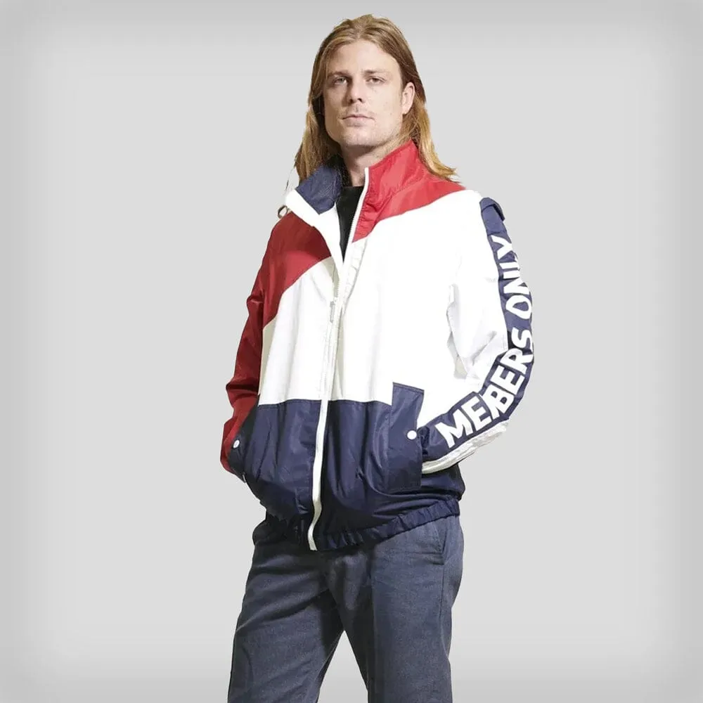 Members Only Men's Nautical Color Block Jacket