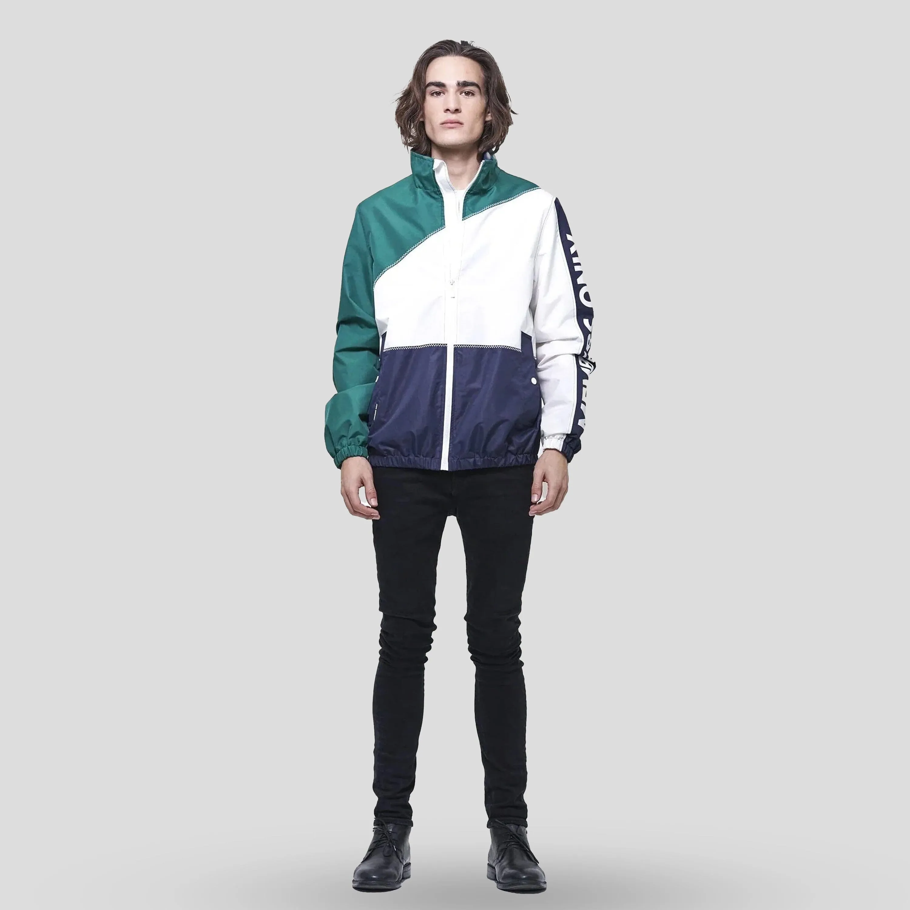 Members Only Men's Nautical Color Block Jacket