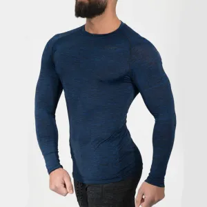 Men Skinny Long sleeves t shirt Gyms Fitness Bodybuilding Super-elastic shirts male Jogger workout Sportswear tee tops clothing