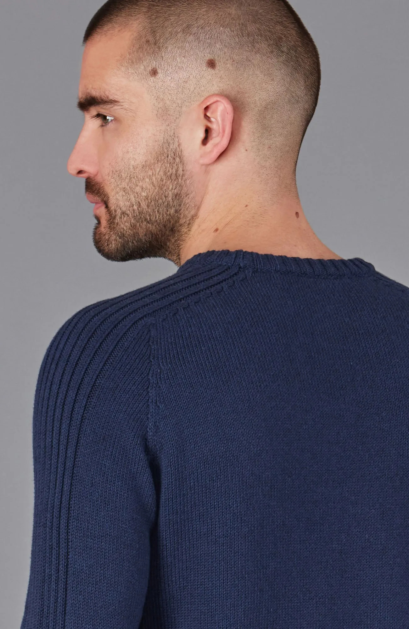 Mens Organic Cotton Crew Neck Jumper