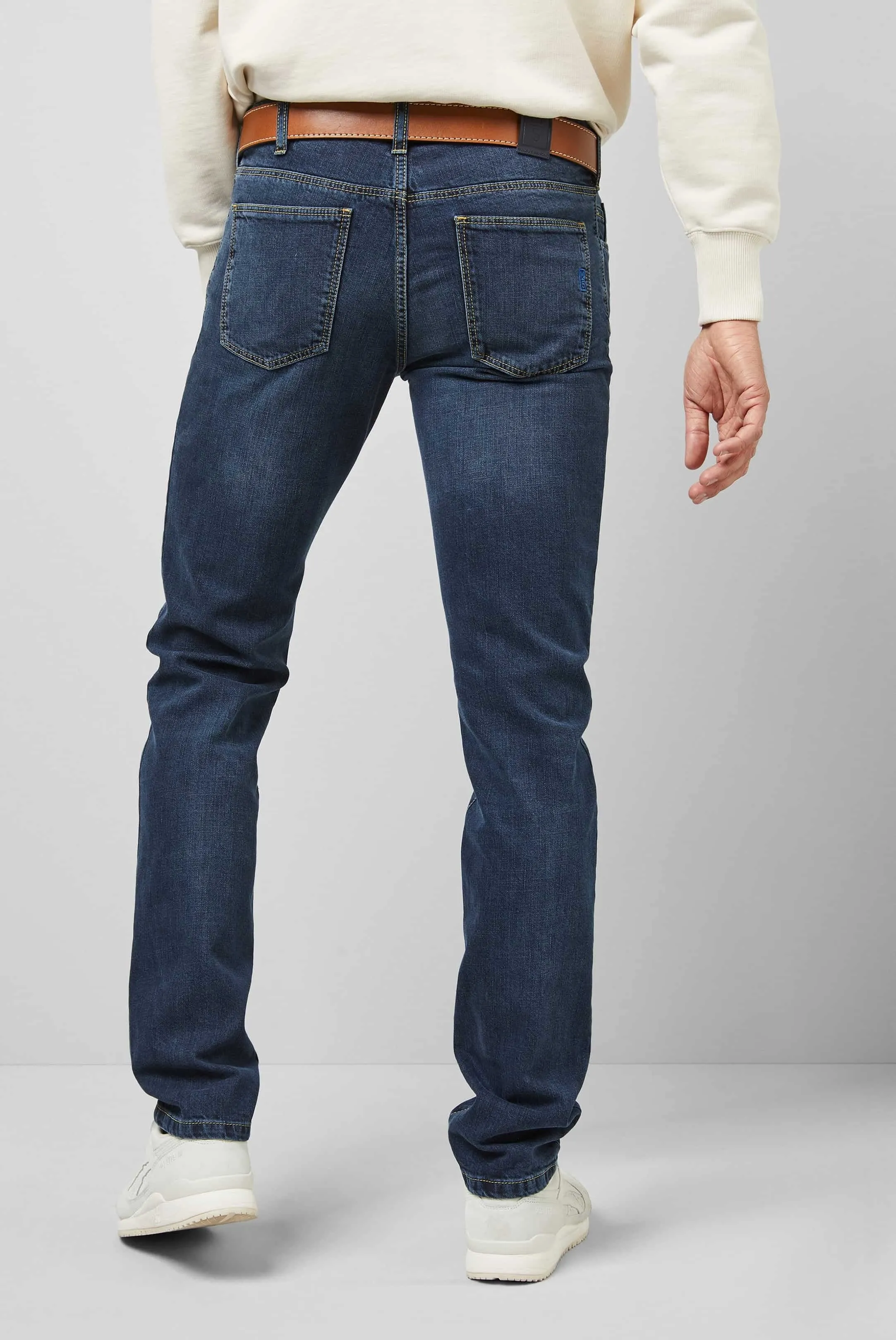 MEYER M5 Jeans - 6207 Slim Fit - Fairtrade Stretch Denim - Overdyed Blue