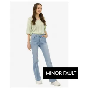 (Minor Fault) Long Flared Light Blue Jeans