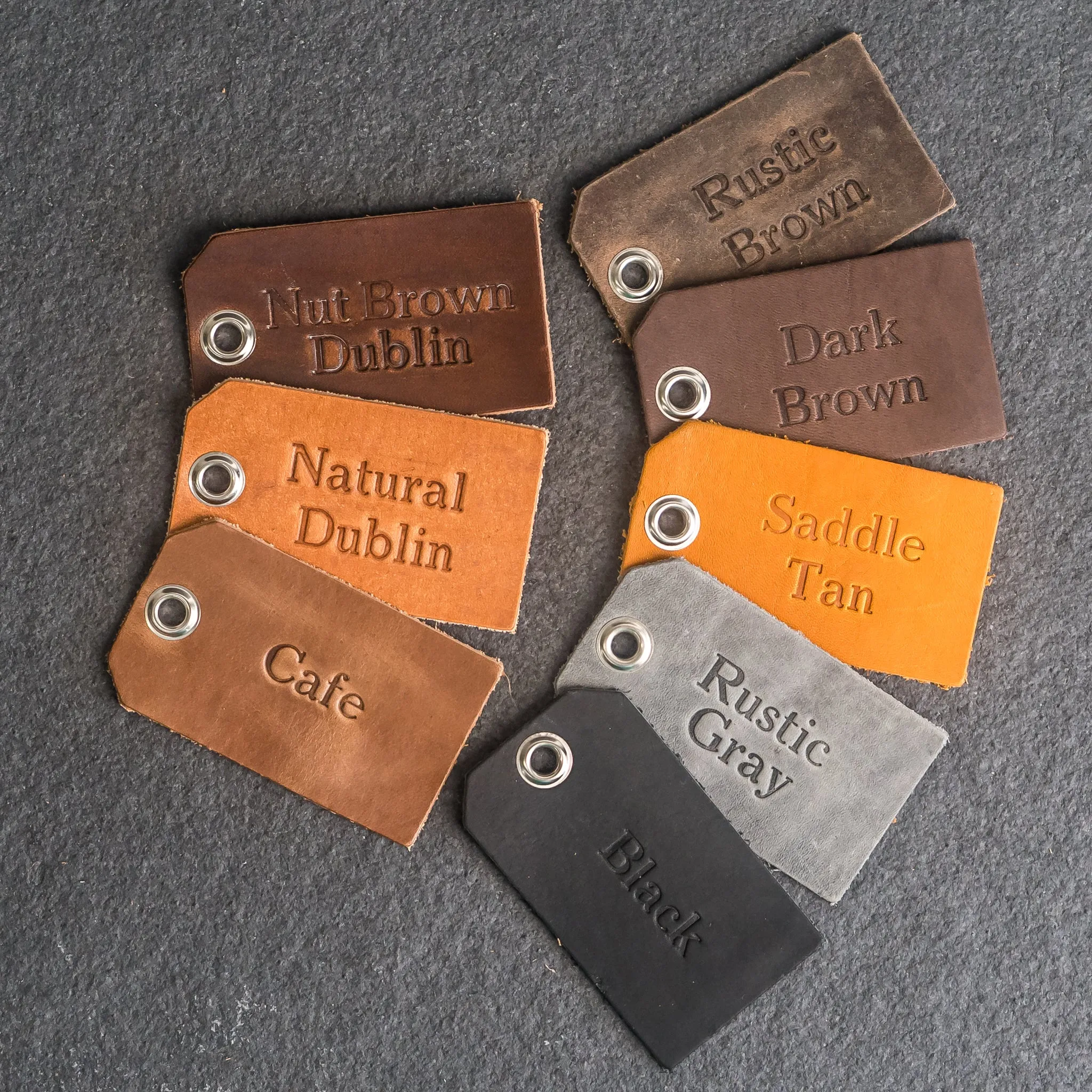 Mountain Range Leather Patches with optional Velcro added