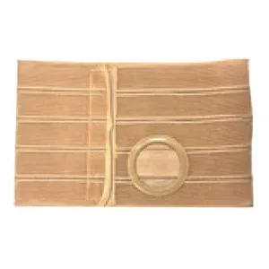 Nu-Form 8" Beige Support Belt 3-1/2" Opening Placed 1-1/2" from Bottom, 36" - 40" Waist, Left, Large