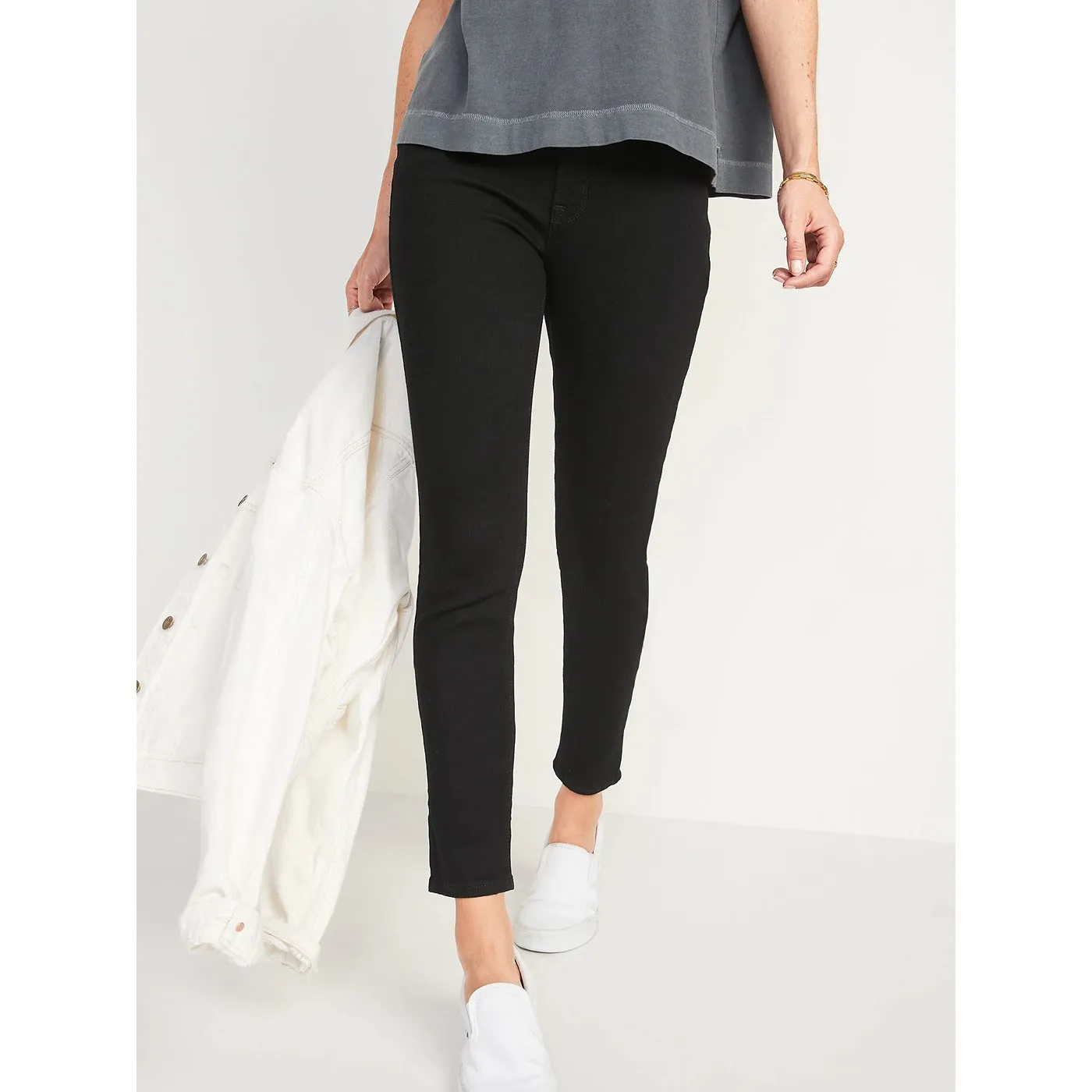 ON Mid Rise Skinny Black Jeans