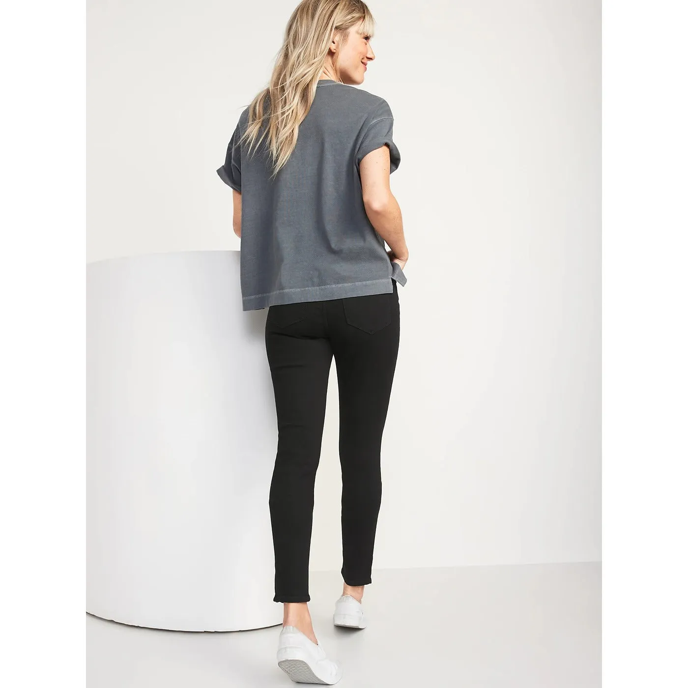 ON Mid Rise Skinny Black Jeans