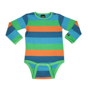 Ottawa Multi Stripe Long Sleeve Onesie - 2 Left Size 3-6 & 6-9 months