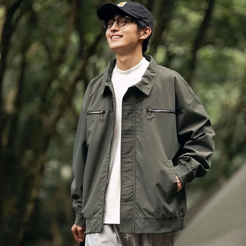 Outdoor Windproof Harrington Jacket