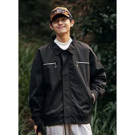 Outdoor Windproof Harrington Jacket