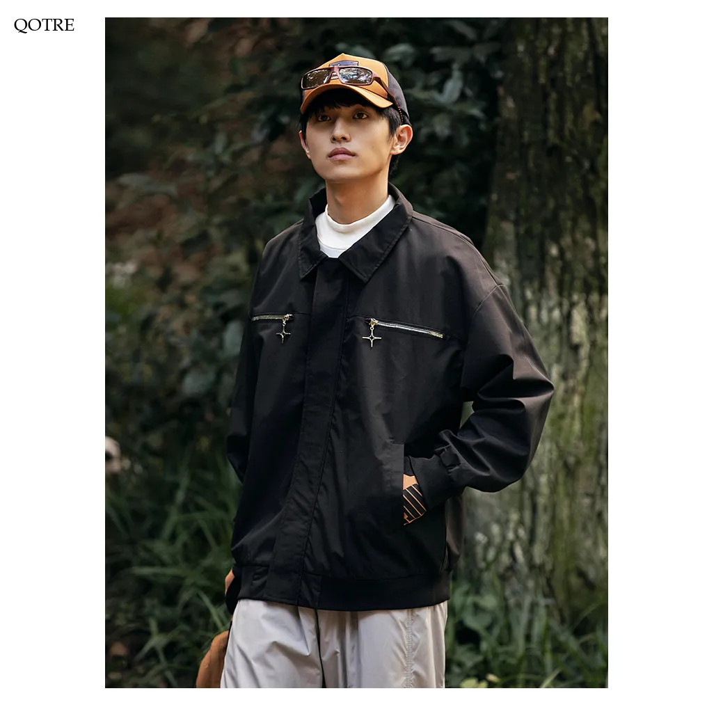 Outdoor Windproof Harrington Jacket