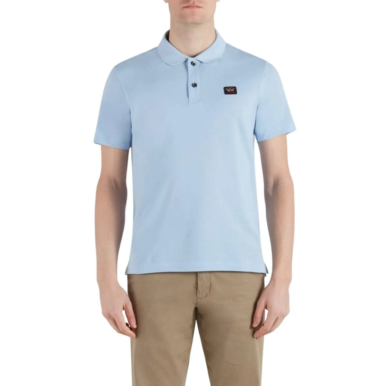 Paul & Shark Organic Cotton Logo Badge Polo Shirt