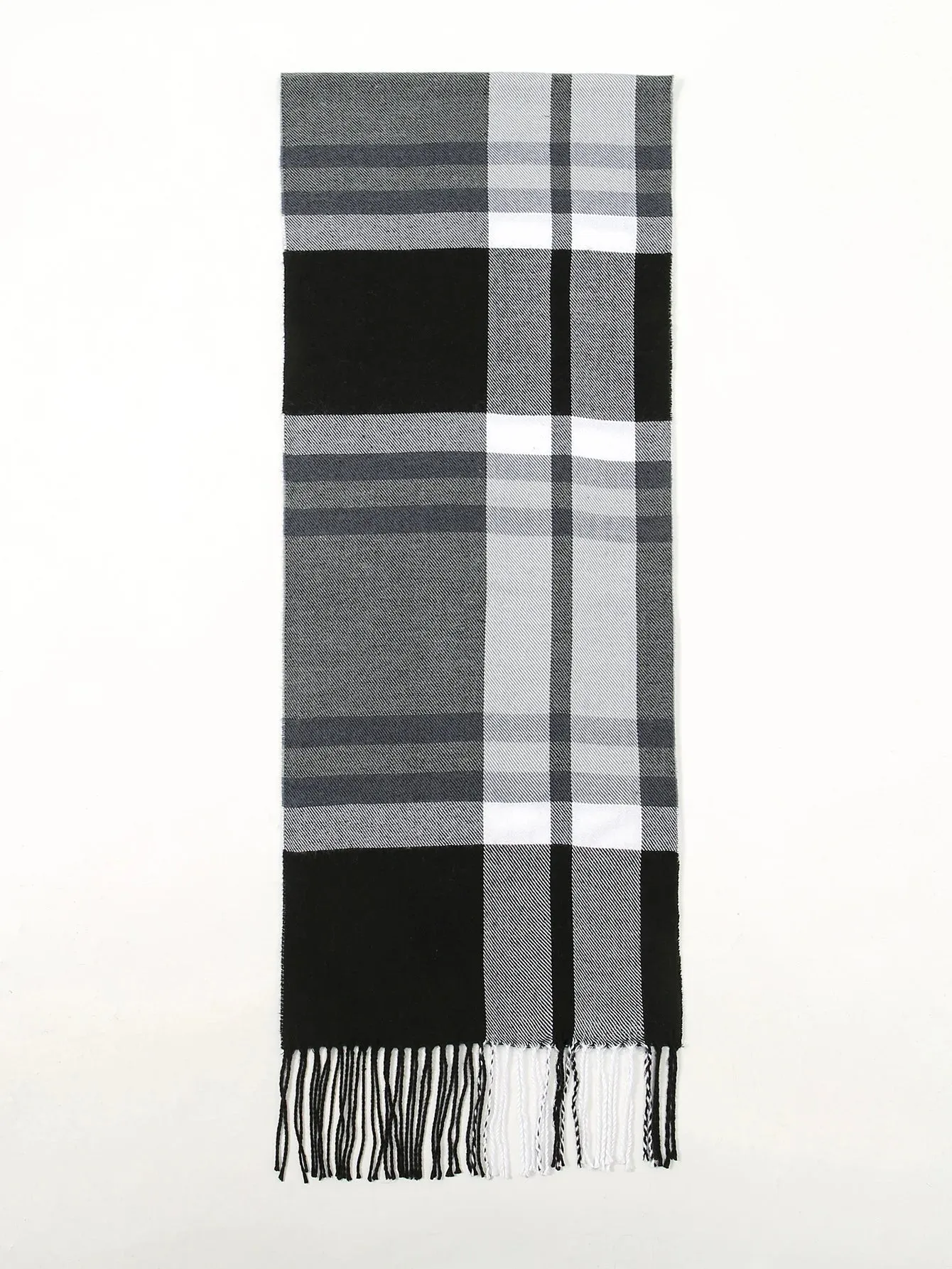 Plaid Print Cashmere Winter Pashmina Scarf - Luxury Travel Essential