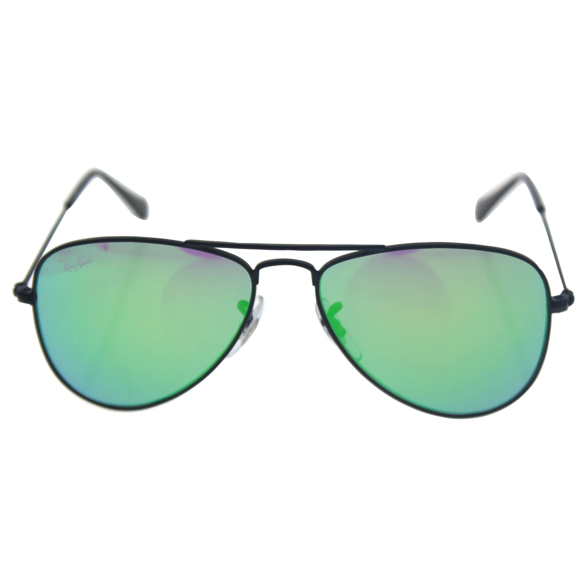 Ray-Ban Junior RJ9506S Aviator Kids Sunglasses, Green, 50 mm