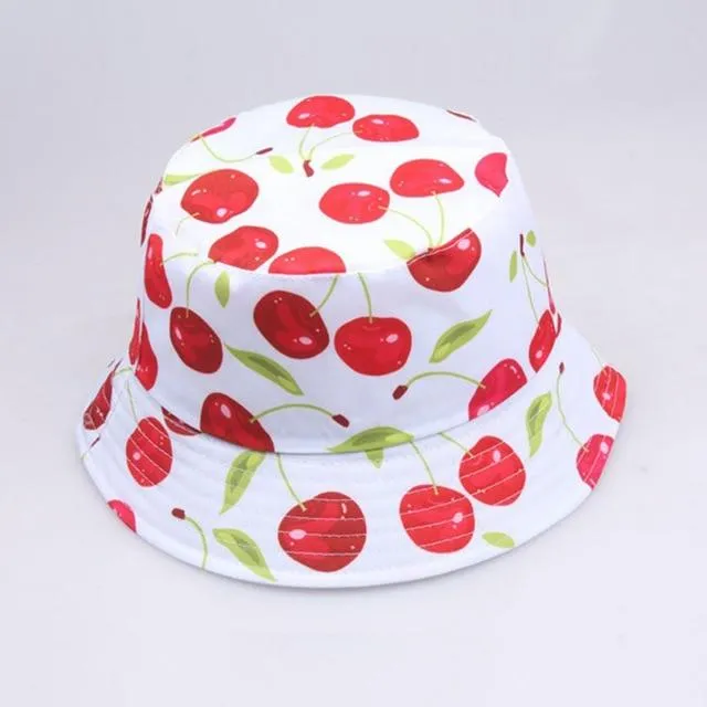 Reversible Bucket Hat Summer Sun Hats For Women Printed Bucket Hats