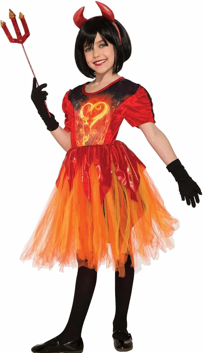 Rubie's Little Devil Flames Sublimation Costume for Kids