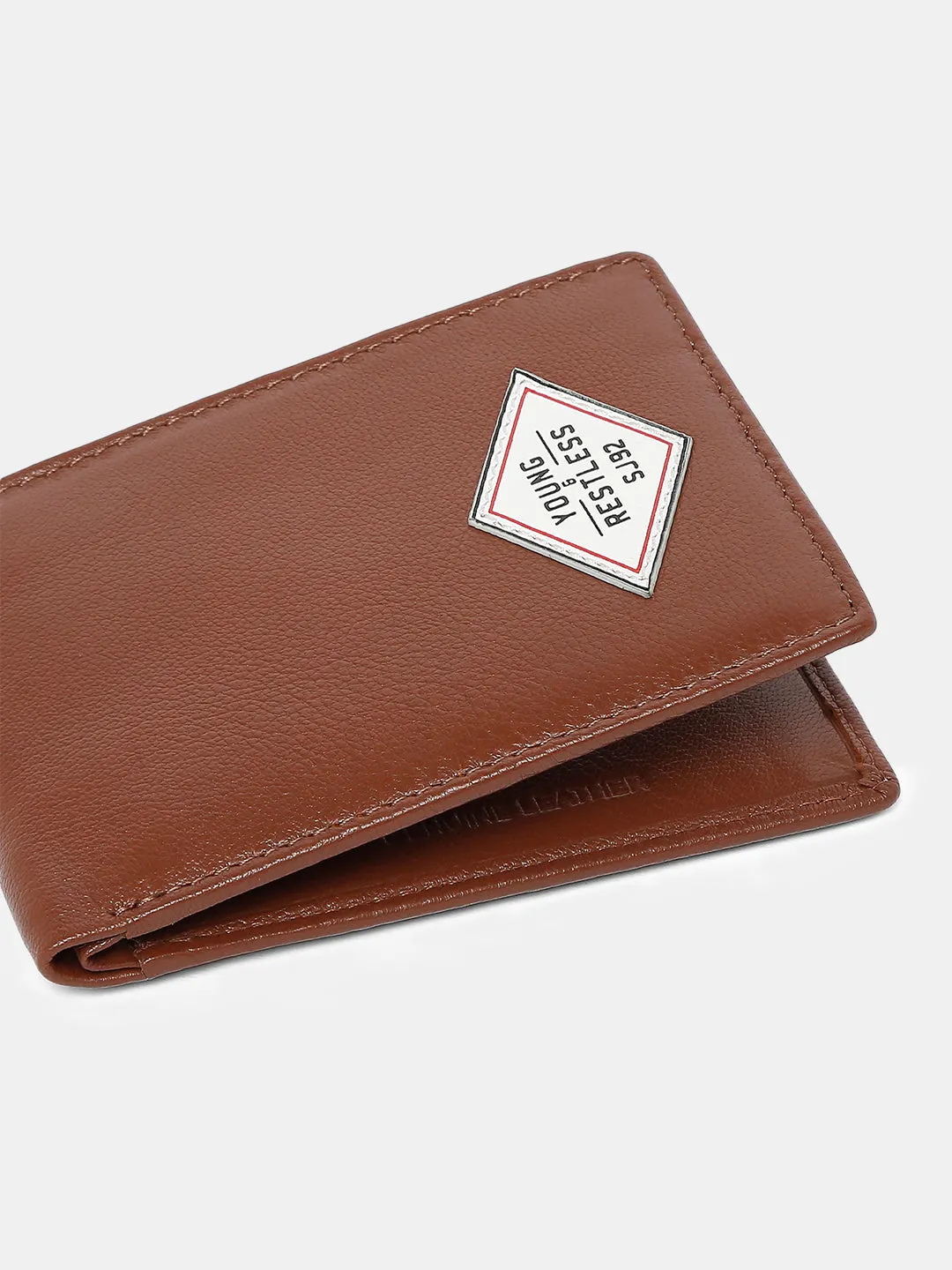 Spykar Men Tan Leather Wallet