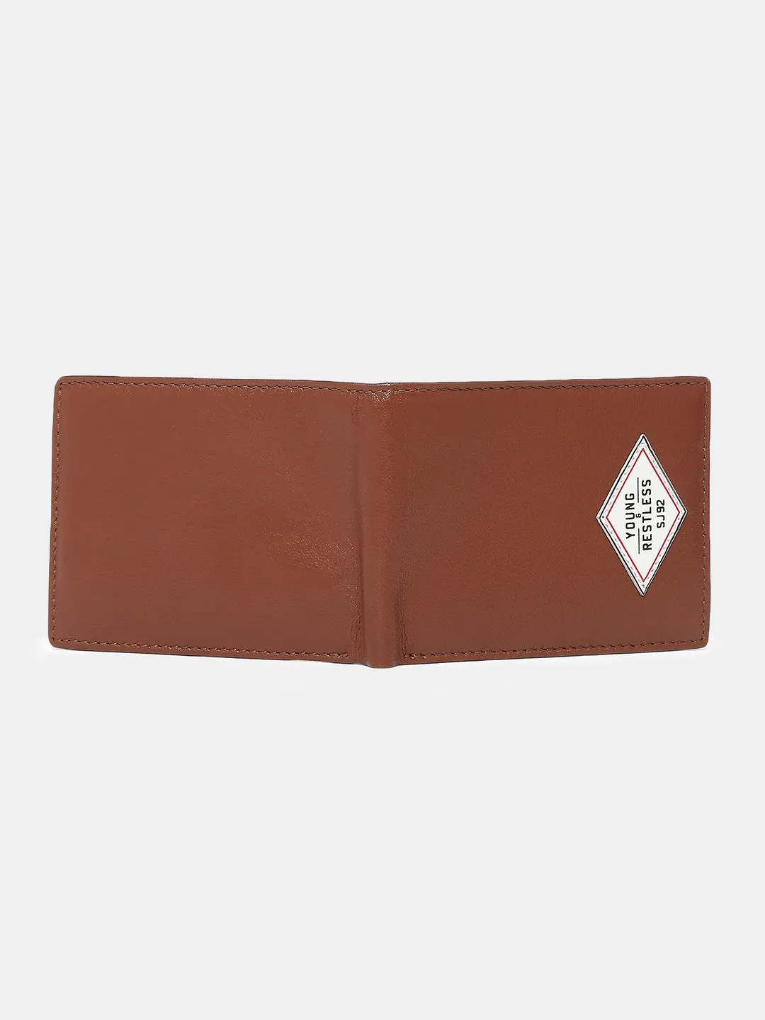 Spykar Men Tan Leather Wallet