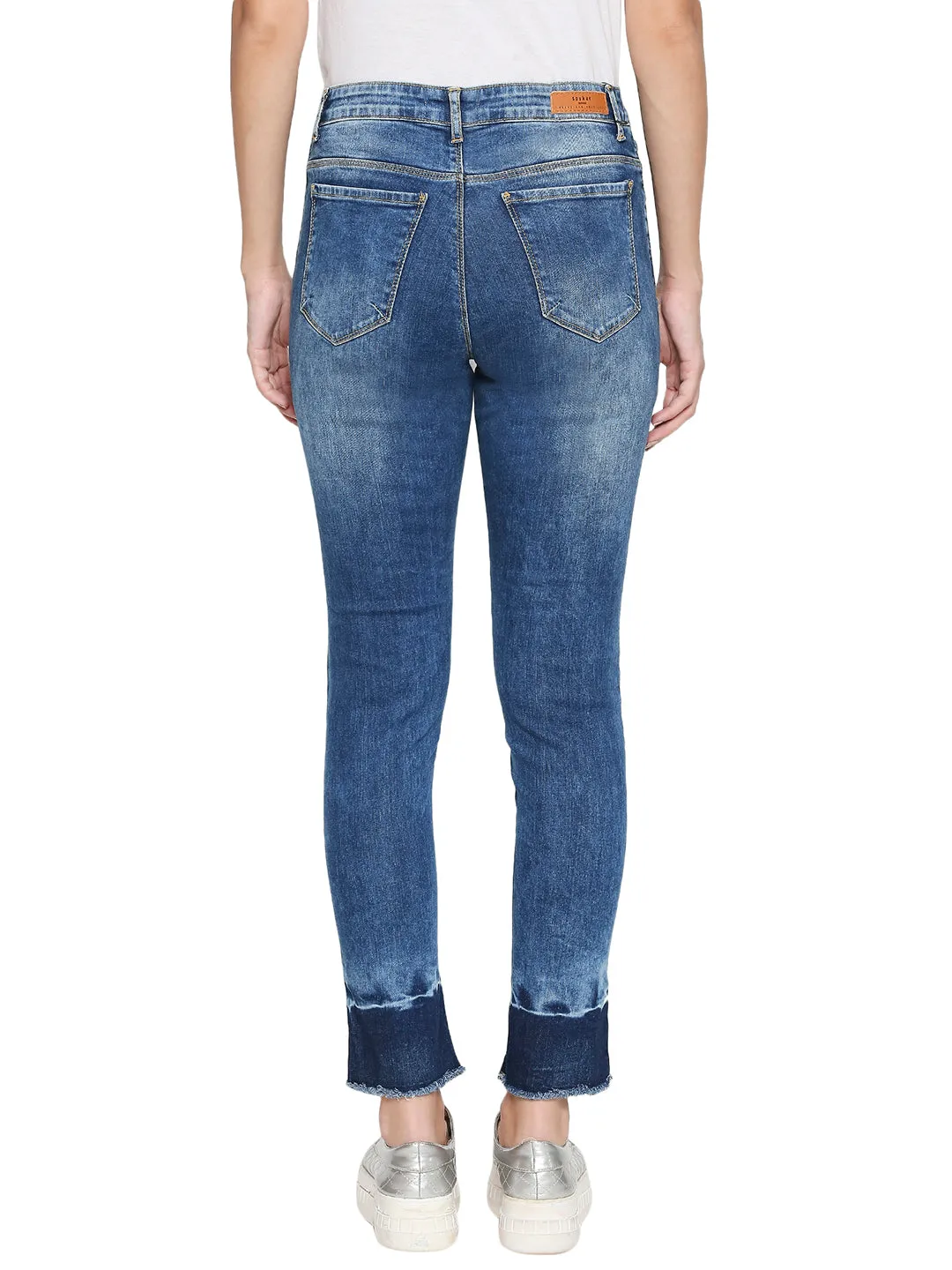 Spykar Women Cotton Blue Jeans