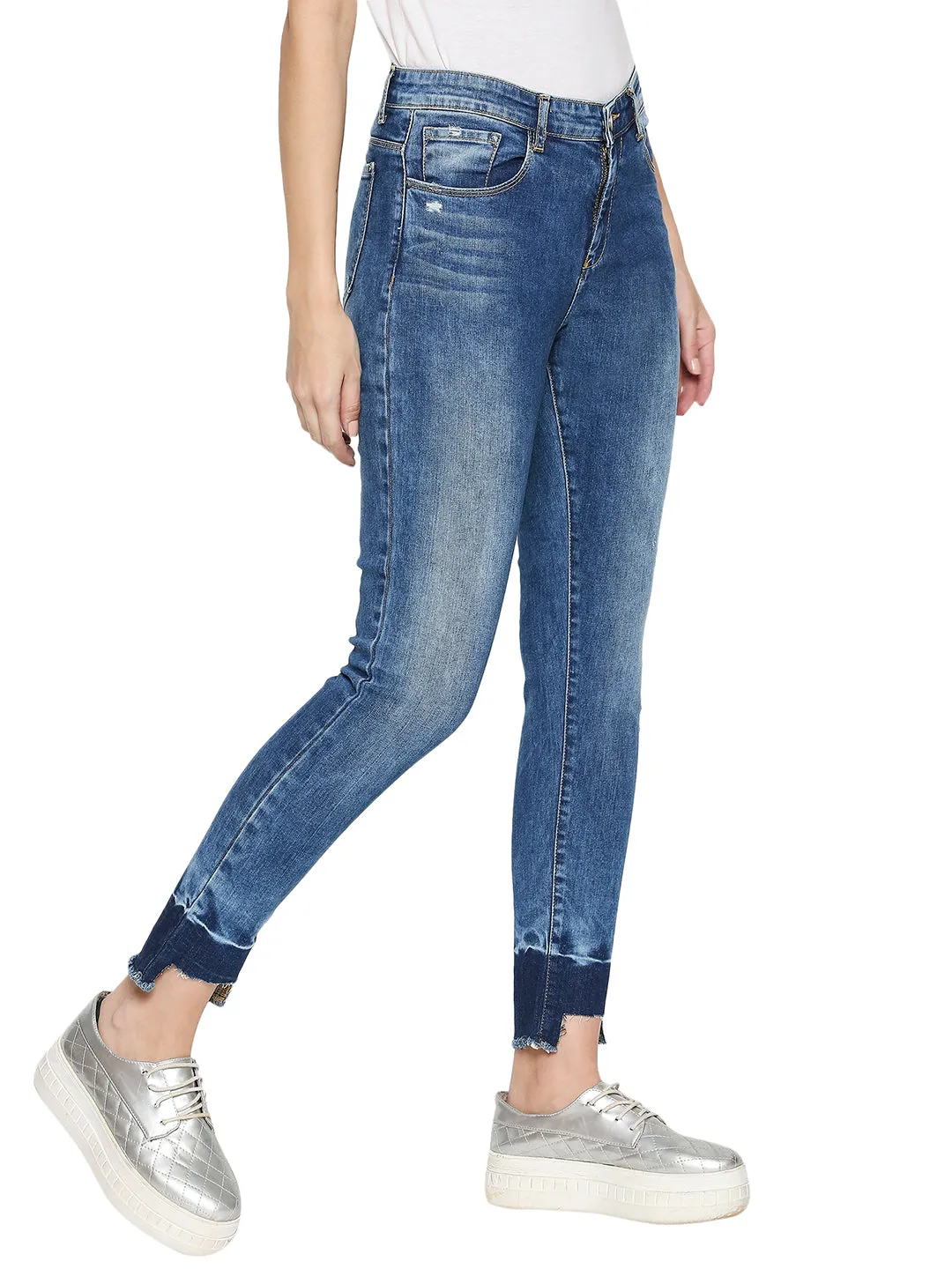 Spykar Women Cotton Blue Jeans