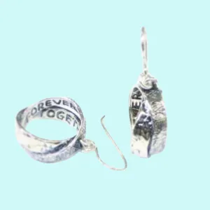 sterling forever jewelry earrings for women, sterling silver earrings: "Forever Together".