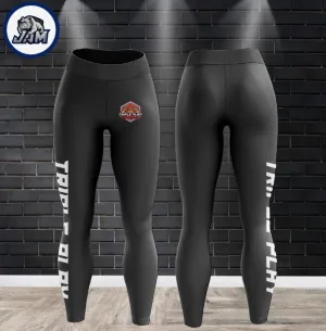 Triple Play Cornhole - Black Leggings